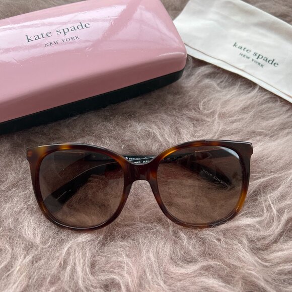 Kate Spade Julieanna/s Brown Tortoise Sunglasses 54-18 ~135 main image 5